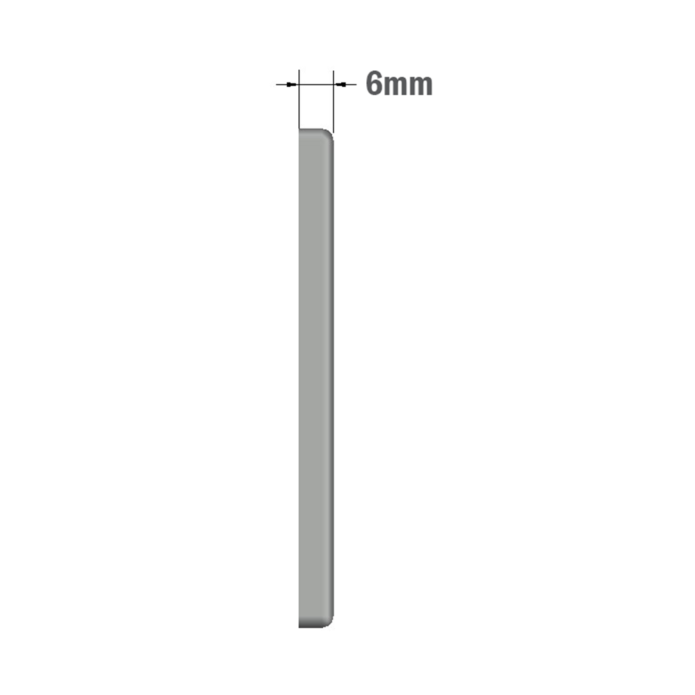41-110-1SS MODULAR SOLUTIONS TIE PLATE 45MM X 90MM X 6MM<BR>CREATES RIGHT ANGLE, S.S. HARDWARE, 2 THRU HOLES